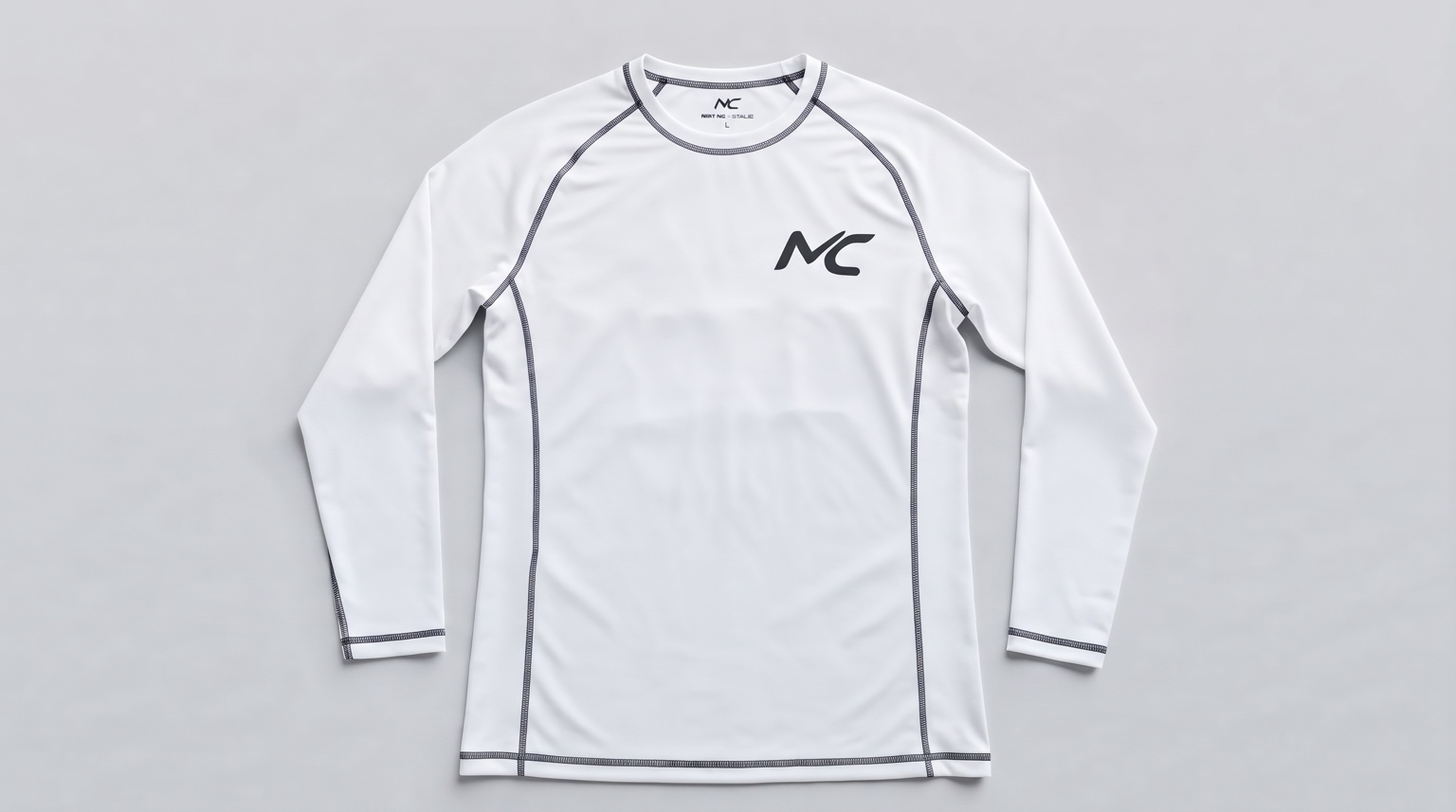 White MC Long Sleeve Top