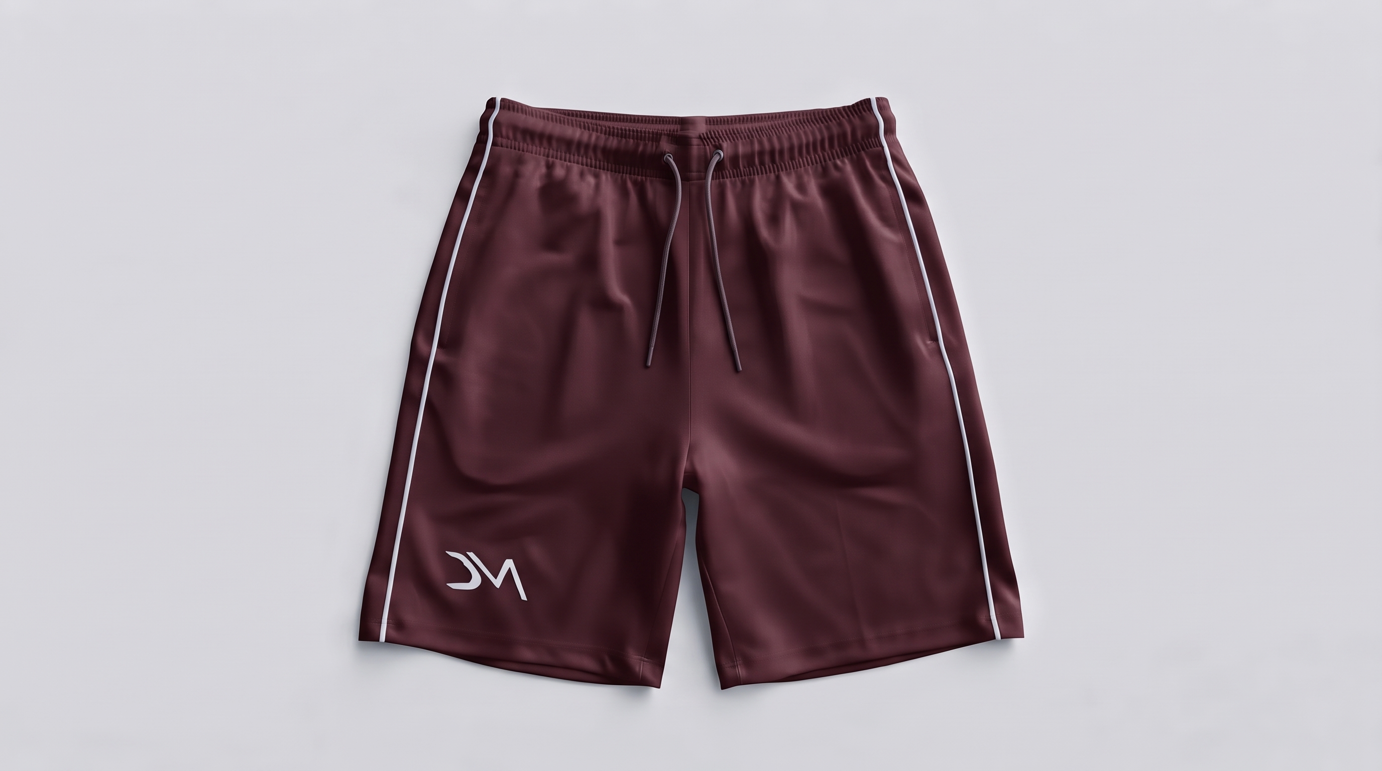 Burgundy MC Shorts